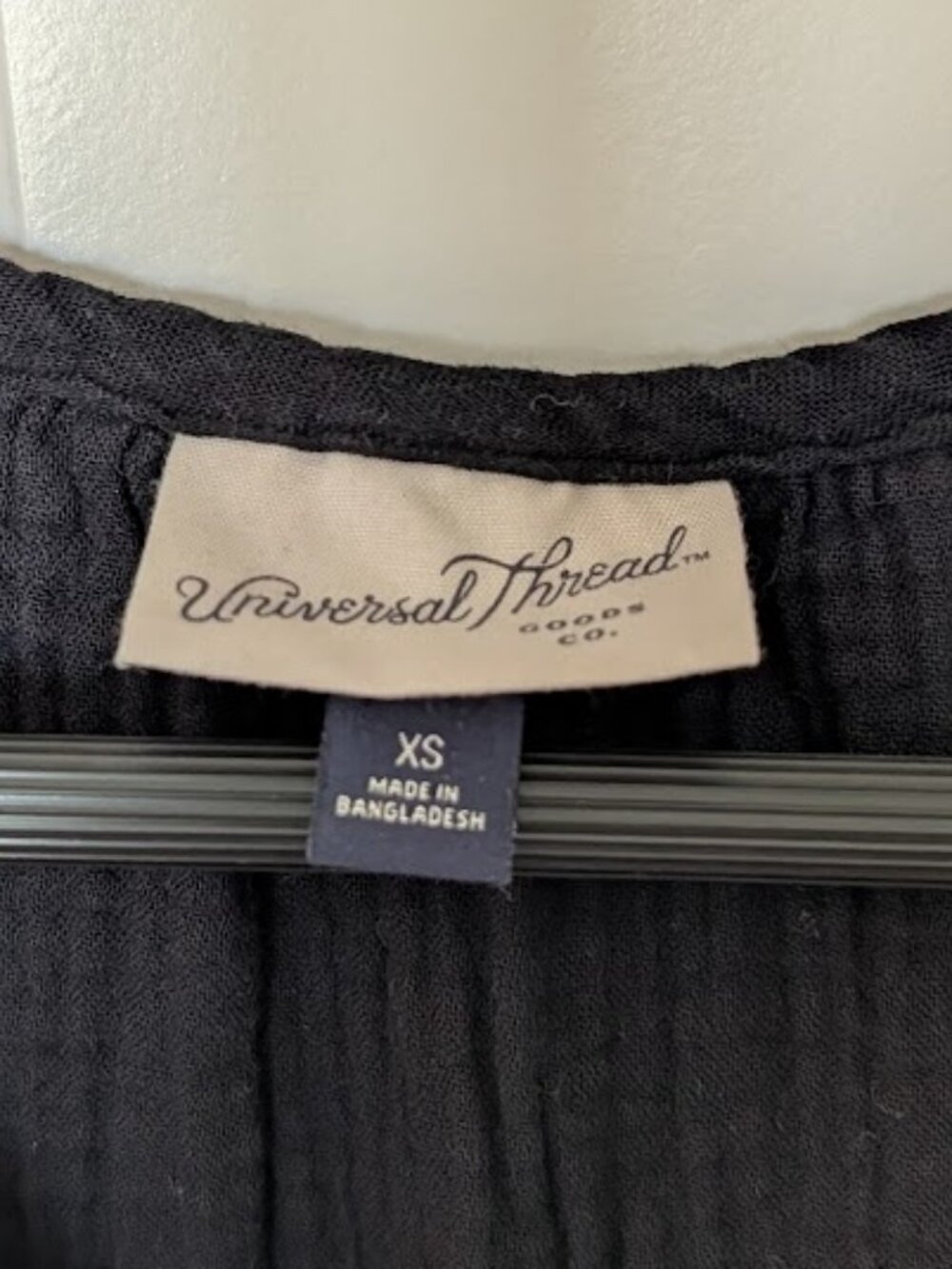 Universal Thread Black Mini Cotton Gauze Sundress – XS - NEVER WORN - Picture 2 of 4